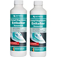 HOTREGA - Descalcificador para plancha de vapor (2 unidades- botella de 500 ml)